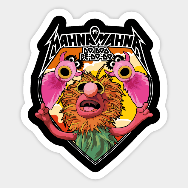 Muppets Mahna Mahna Sticker by RetroReview